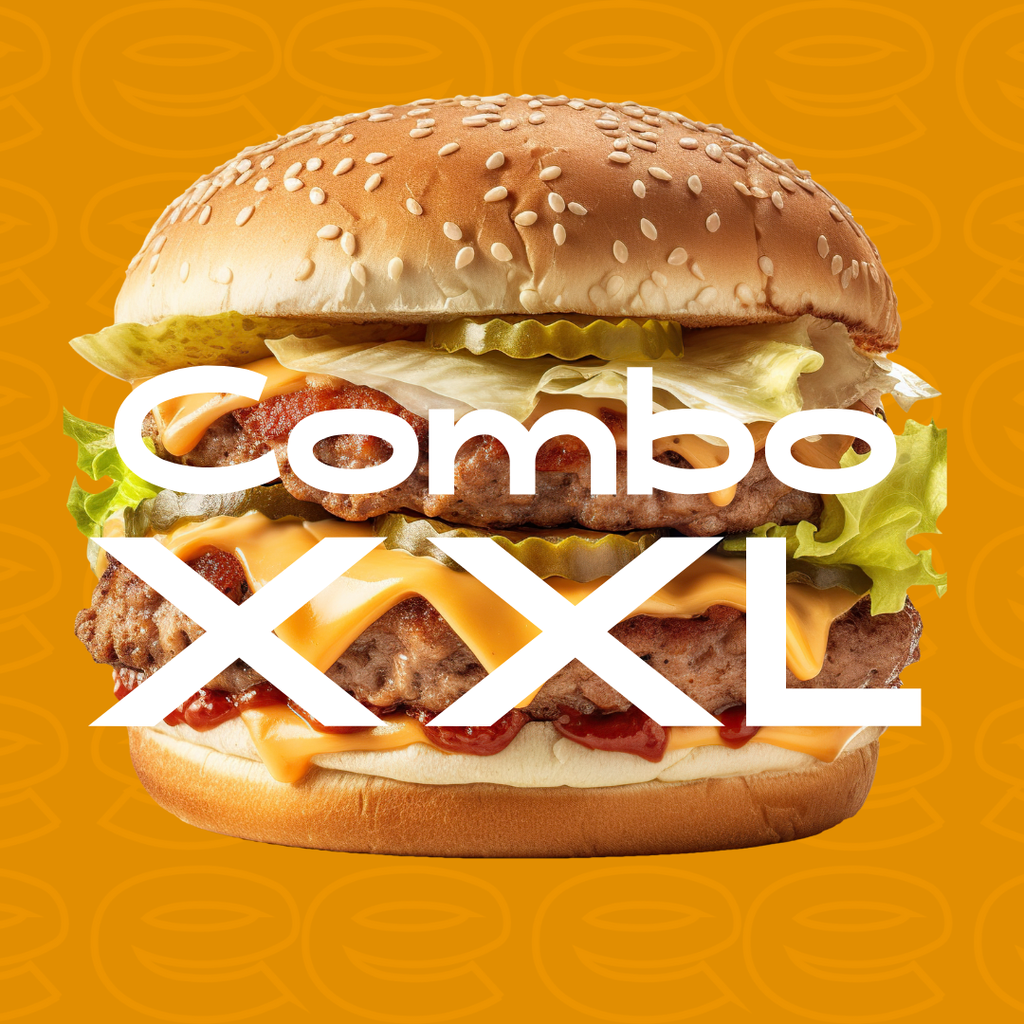 Burger Combo XXL (Fromage Emmental)
